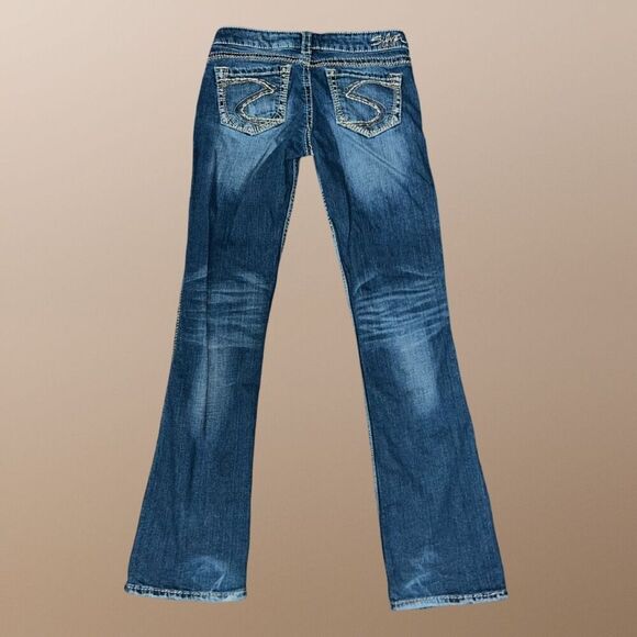 Silver Francis Boocut Denim Jeans Size 29x33 #237 - Picture 7 of 8